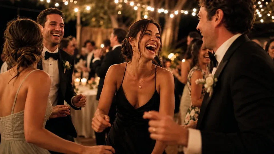 dance floor, big laugh